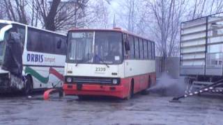 Ikarus 26004 2339  odpalanie  Diesel cold start wwwkultowyikaruscom [upl. by Rafferty]