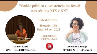 Saúde Pública e Assistência no Brasil nos séculos XIX e XX [upl. by Ailam]