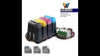 ink supply system for epson WF7610 WF7620 [upl. by Arahset27]