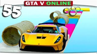 ч55 ПРОЛЕЗАЕМ СКВОЗЬ МАЛЕНЬКИЕ ТРУБОЧКИ  Один день из жизни в GTA 5 Online [upl. by Cardwell143]