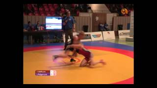 Brottning SM 2013  Sofia Mattson vs Lisa Holgersson [upl. by Anaujik464]