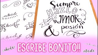 ¿Cómo hacer letras bonitas ✄ Barbs Arenas Art [upl. by Maddie]