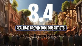 iClone 84  Cinematic Crowd Tool For Realtime Animation [upl. by Rinum]