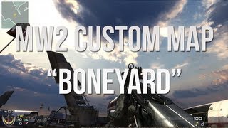 MW2  Custom Map quotBoneyardquot  Gameplay  Multiplayer PC [upl. by Nomsed976]