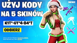 KODY NA 5 SKINÓW DLA KAŻDEGO I 7 DARMOWYCH SKINÓW w Fortnite [upl. by Ragde427]