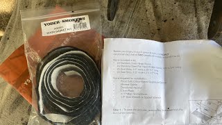 Yoder Smokers YS640  Door Gasket Installation  Hinge Replacement [upl. by Oap]