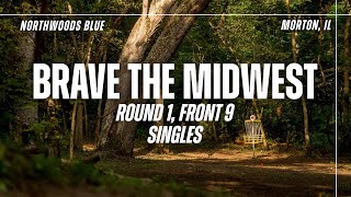 Brave The Midwest 2023 College Disc Golf Singles R1F9 [upl. by Auburta275]