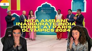 Nita Ambani and other dignitaries inaugurate India House at Paris Olympics 2024  Frandia Reactions [upl. by Reviel367]