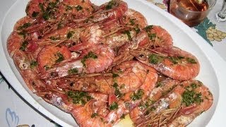 Como hacer gambas al horno [upl. by Ennaylil461]