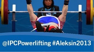 Powerlifting  mens 59kg  2013 IPC Powerlifting European Open Championships Aleksin [upl. by Leraj279]