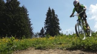 La nouvelle VTT montagne des Contamines Montjoie Les clarines  10013 [upl. by Refanej]