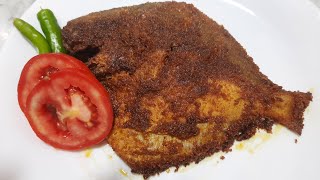 Pomfret Fish Fry Recipe [upl. by Agiaf]