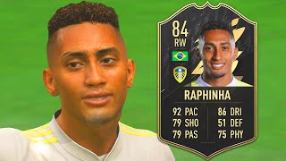 IF RAPHINHA REVIEW 84 INFORM RAPHINHA FIFA 22 [upl. by Annoj922]