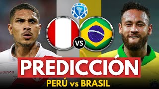 PERÚ vs BRASIL  Eliminatorias Sudamericanas al Mundial 2026  Predicción y Pronóstico 2023 [upl. by Bilat]