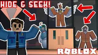 4 Person Hide and Seek in Roblox Jailbreak PART 2 [upl. by Cardon]