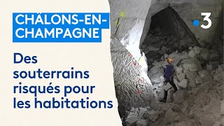 Malgré la surveillance des cavités de ChâlonsenChampagne certains habitants décident de partir [upl. by Atwahs]