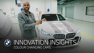 BMW Innovation Insights Color Changing Cars [upl. by Acinahs831]