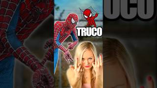 APRENDE TRUCO REAL DE LA TELARAÑA COMO SPIDERMAN 😱 spiderman [upl. by Waltner51]