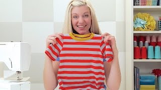 How to sew a Tshirt for kids and adults [upl. by Dorran128]