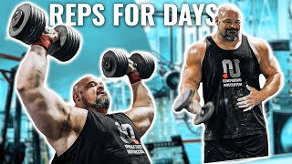 INTENSE HIGH VOLUME STRONGMAN TRAINING SESSION  20 WEEKS TO WSM [upl. by Obadias]