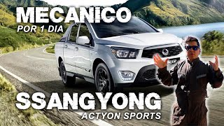 MECANICO POR UN DIA  MANTENCION SSANGYONG NEW ACTYON SPORTS  FILTRO ACEITE PETROLEO POLEN AIRE [upl. by Aitnuahs]