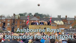 Ashbourne Royal Shrovetide Football 2024 [upl. by Leupold]