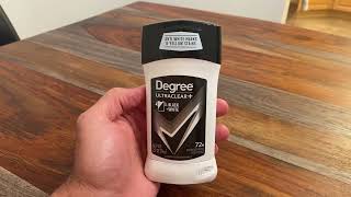 Degree Men UltraClear Antiperspirant Deodorant BlackWhite 2 Count 72 Hour Sweat amp Odor Protection A [upl. by Megan]