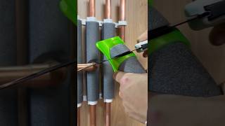 How to lag copper pipes like a pro asmr asmrsounds diy howto subscribe youtubeshorts tools [upl. by Cire142]