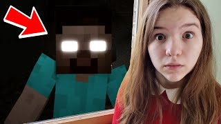 MINECRAFT HEROBRINE IN REAL LIFE [upl. by Gyasi]