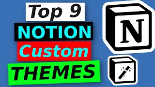 Top 9 Notion Enhancer Custom Themes  Free Notion Add on [upl. by Garlan]