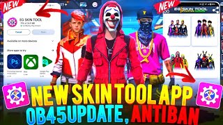 Skin Tools Pro Free Fire  Free Fire Skin Tool App  FF Skin Tool App  How To Use Skin Tool 🔫 [upl. by Opal190]