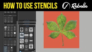 How to Use Stencils  Rebelle 6 Tutorial [upl. by Nyad]