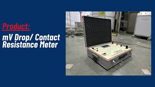 Contact Resistance Meter  mV Drop Tester [upl. by Crim]