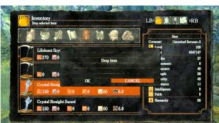 Dark Souls How to get Weapons and Armors with Cheat Engine [upl. by Orms]