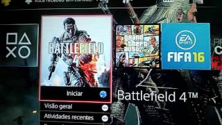 Resolvendo problema de idioma no Battlefield 4 PS4 HD [upl. by Apul]