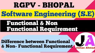 Difference Between Functional And Non Functional Requirements  Software Engineering [upl. by Enialehs642]