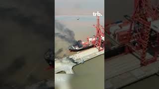 Explosion at NingboZhoushan Port [upl. by Canada]