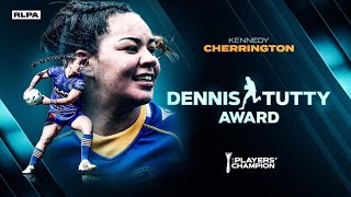 Kennedy Cherrington wins the 2024 Dennis Tutty Award from the NRLW [upl. by Matty]