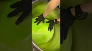 Mixing up a fresh batch of Avocado Thinking Putty crazyaarons [upl. by Pauiie392]