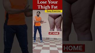 Lose Your Thigh Fat🔥 youtubeshorts exercise trending fitness weightloss fatloss shortvideo [upl. by Kcirdes]