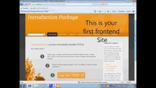 Xampp CMS How to install typo3 introduction package in xampp [upl. by Aanas]