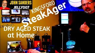 KINGSFORD STEAKAGER Dry Aged Steak At Home DIY Ager w Bone In Ribeye amp a Master 30 part 1 [upl. by Nwatna214]