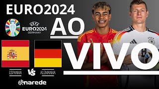 ESPANHA X ALEMANHA AO VIVO  TRANSMISSÃO AO VIVO  EUROCOPA 2024 QUARTAS DE FINAL [upl. by Ameehs]