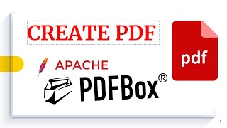 create pdf using pdfbox java library  create pdf in java  read write pdf in java  okayjava [upl. by Adlecirg550]