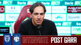 INTERVISTE POST GARA AC REGGIANA vs SPEZIA CALCIO [upl. by Llerryt]