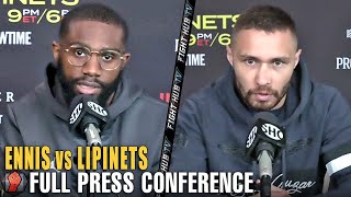 JARON ENNIS VS SERGEY LIPINETS FULL PRESS CONFERENCE [upl. by Arocal]