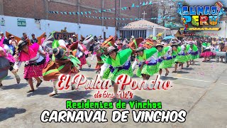 Carnaval de Vinchos  Ayacucho  Residentes de Vinchos  EL PUKA PONCHO DE ORO 2024 [upl. by Nilkoorb]