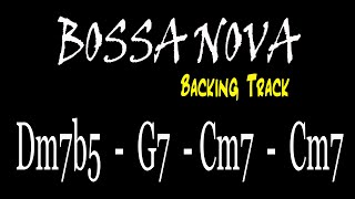 Bossa Nova 251 Backing track in C Minor [upl. by Pero334]