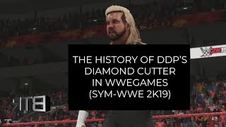 The History Of DDPs Diamond CutterIn WWEGames SYMWWE 2K19 [upl. by Auhsaj486]