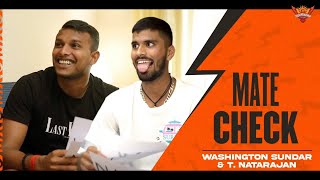 Mate Check Ft Washington Sundar and T Natarajan [upl. by Eisseb]